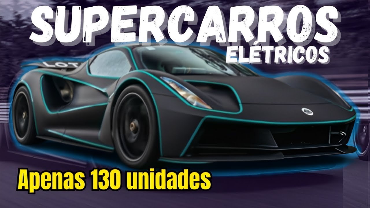 Os 5 MELHORES carros ESPORTIVOS ELÉTRICOS