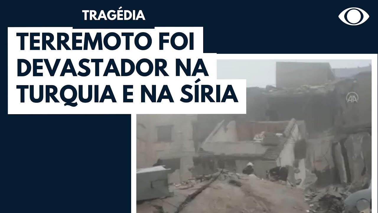 Terremoto deixa 3,4 mil mortos na Turquia e na Síria