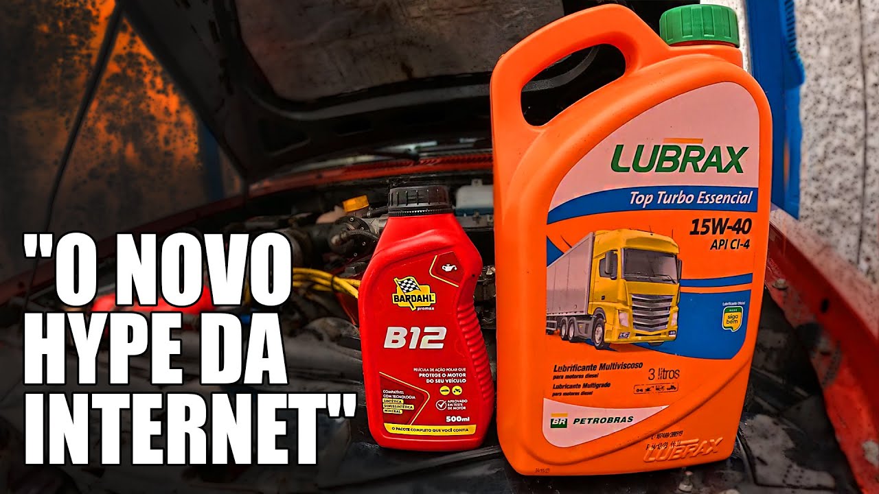 Teste Óleo LUBRAX TOP TURBO com BARDAHL B12 em uso Extremo