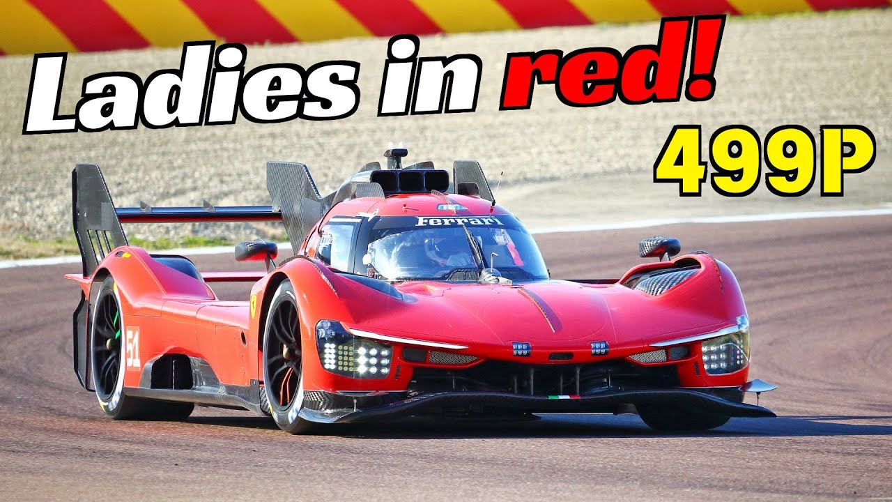 The 2025 WEC season is coming…and two Ladies in Red are getting ready – Ferrari 499P LMH, Fiorano