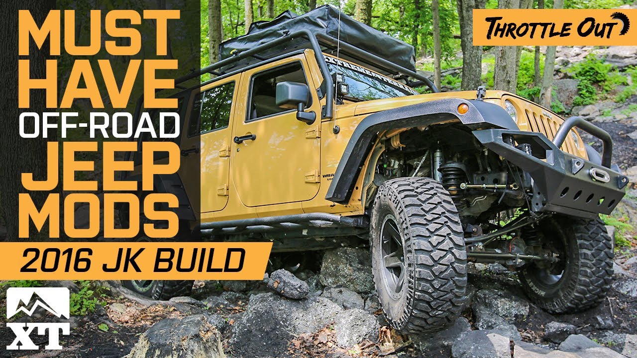 Top Jeep Wrangler Mods For Off-Roading – 16 JK 3.5″ Lift Kit + 35″ Tires + Skid Plates