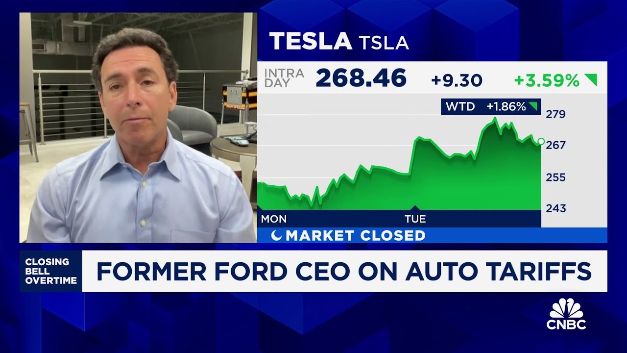 'Absolutely' seeing a pull forward in auto sales ahead of tariffs, says Fmr. Ford CEO Mark Fields