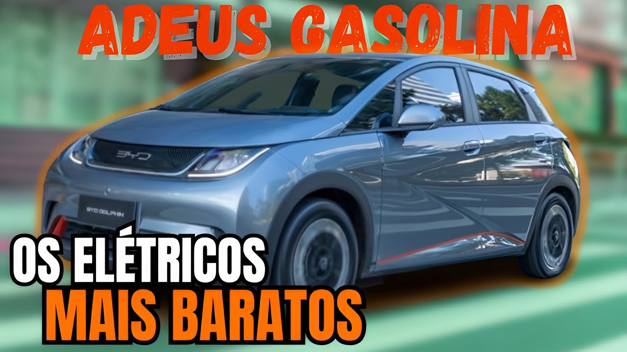 5 CARROS ELÉTRICOS MAIS BARATOS DO BRASIL EM 2023