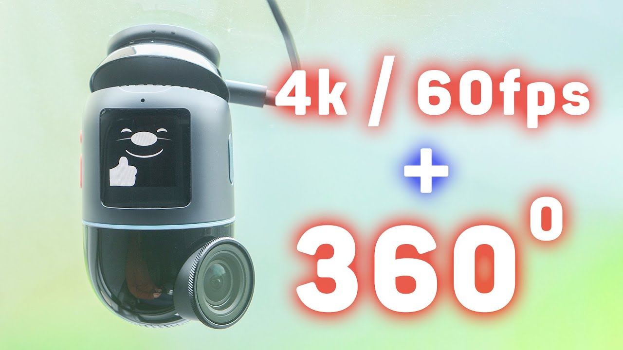 70mai 4k Omni Dash Cam | 360 Degrees @ 4K 60FPS