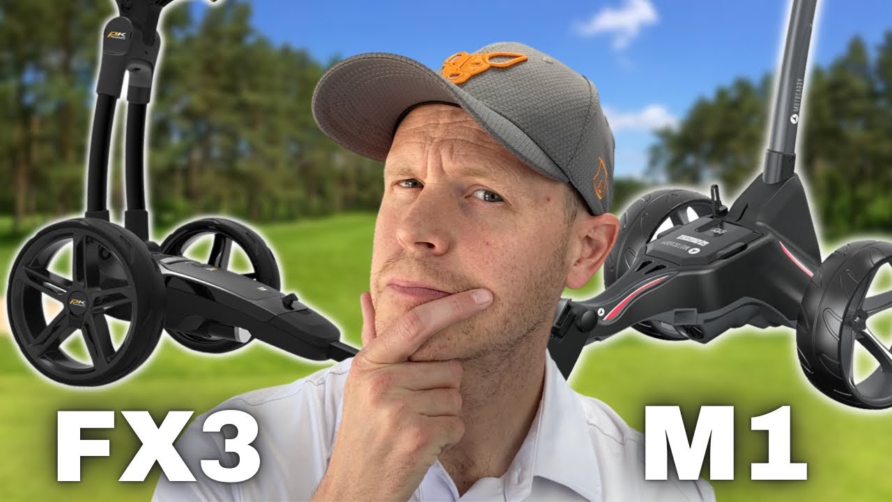 A CLEAR WINNER!! Motocaddy M1 vs Powakaddy FX3 – Electric Golf Trolley Head to Head