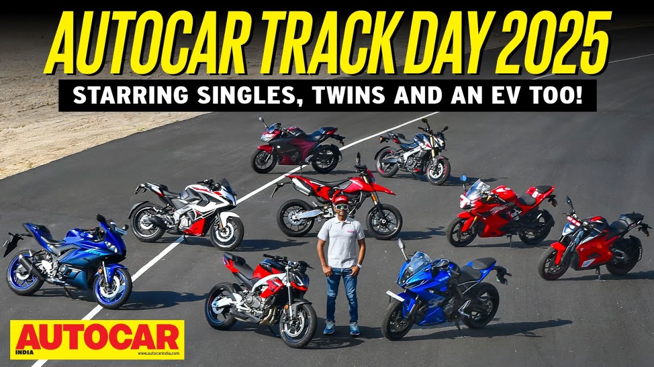 Autocar Track Day 2025 – Rajini Krishnan scorches CoASTT with 9 hot bikes | Autocar India