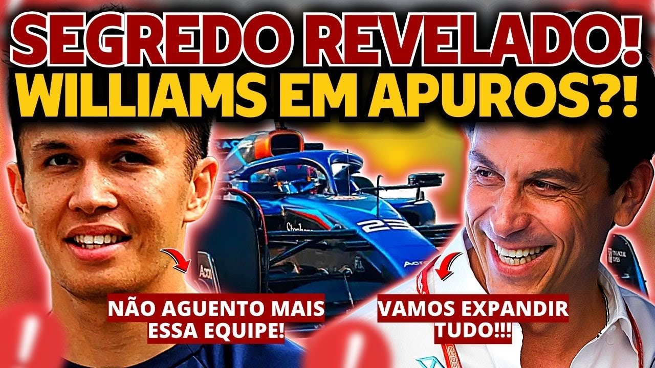 DECLARAÇÃO CHOCANTE DE ALBON NA F1 | ATUALIZAÇÃO BRUTAL DA MERCEDES | MÁS NOTICIAS PARA A RED BULL?