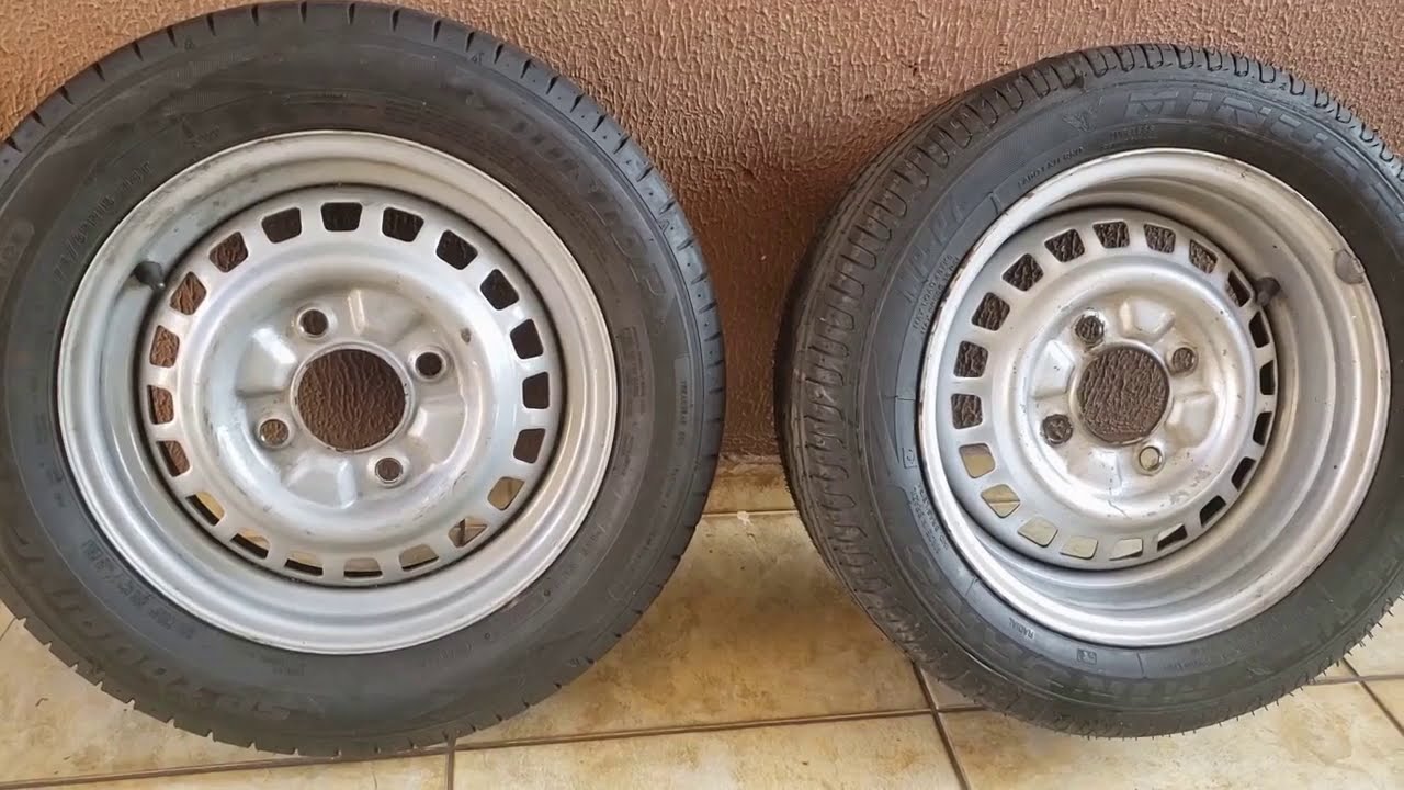 Diferenças entre rodas e pneus do fusca