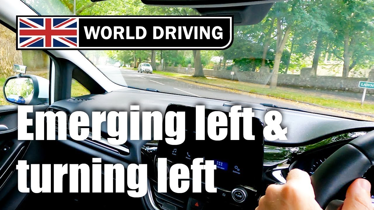 How To Emerge Left at Junctions & Turn Left – Junctions Driving Lesson