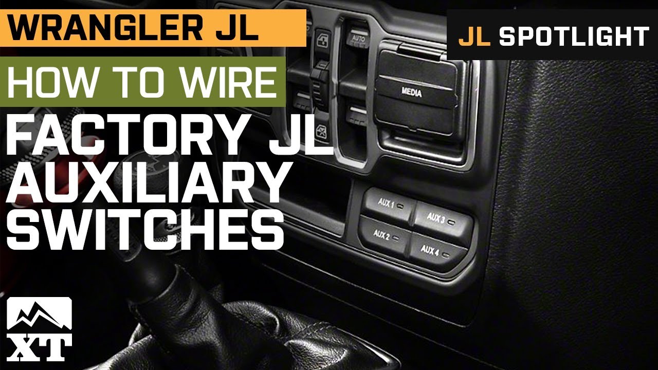How To Wire Auxiliary Lights To JL Wrangler's Factory Switch Panel