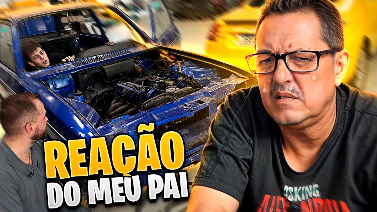 MEU PAI FICOU DESOLADO COM O ESTADO DO CHEVETTE – React Labz