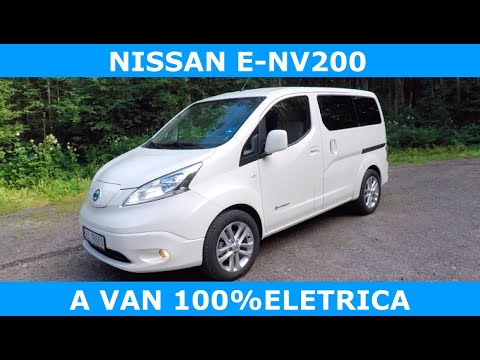NISSAN E-NV200 A VAN 100% elétrica #carros #autoesporte #nissan #e-nv200 #carroeletrico