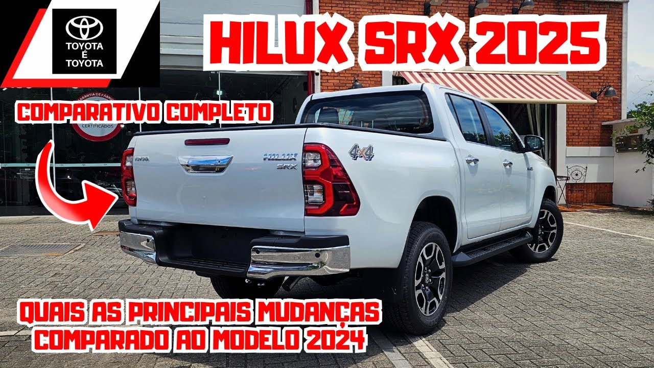 NOVO TOYOTA HILUX SRX 2025 | QUAIS AS PRINCIPAIS MUDANÇAS NO MODELO 2025  🚀🛻