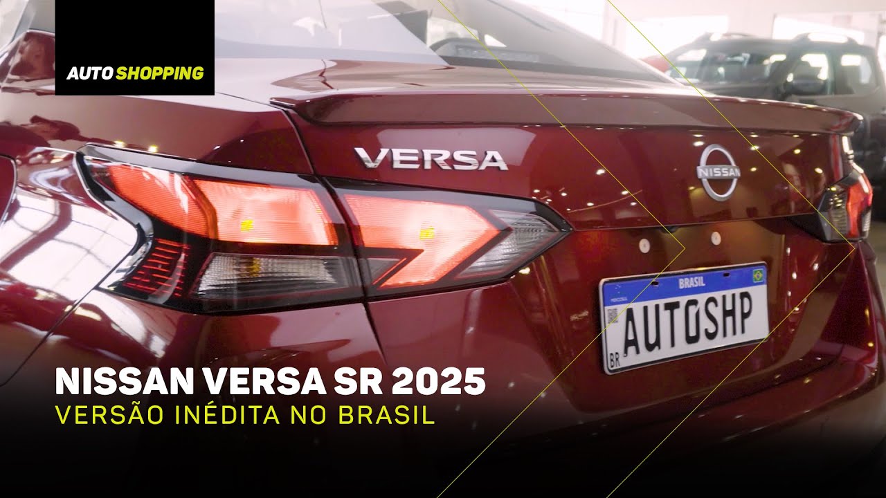 Nissan Versa 2025: conhecemos a inédita versão SR do sedã