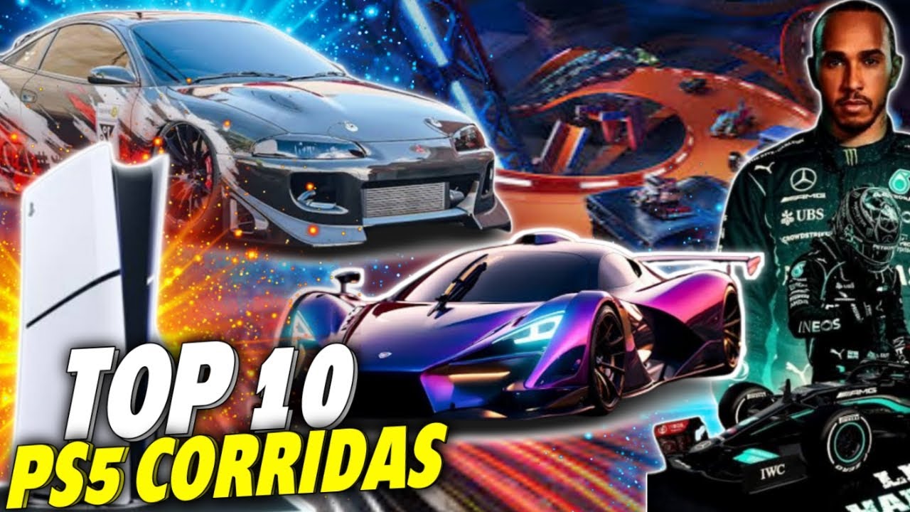 OS 10 MELHORES jogos de CORRIDAS no PS5 2024
