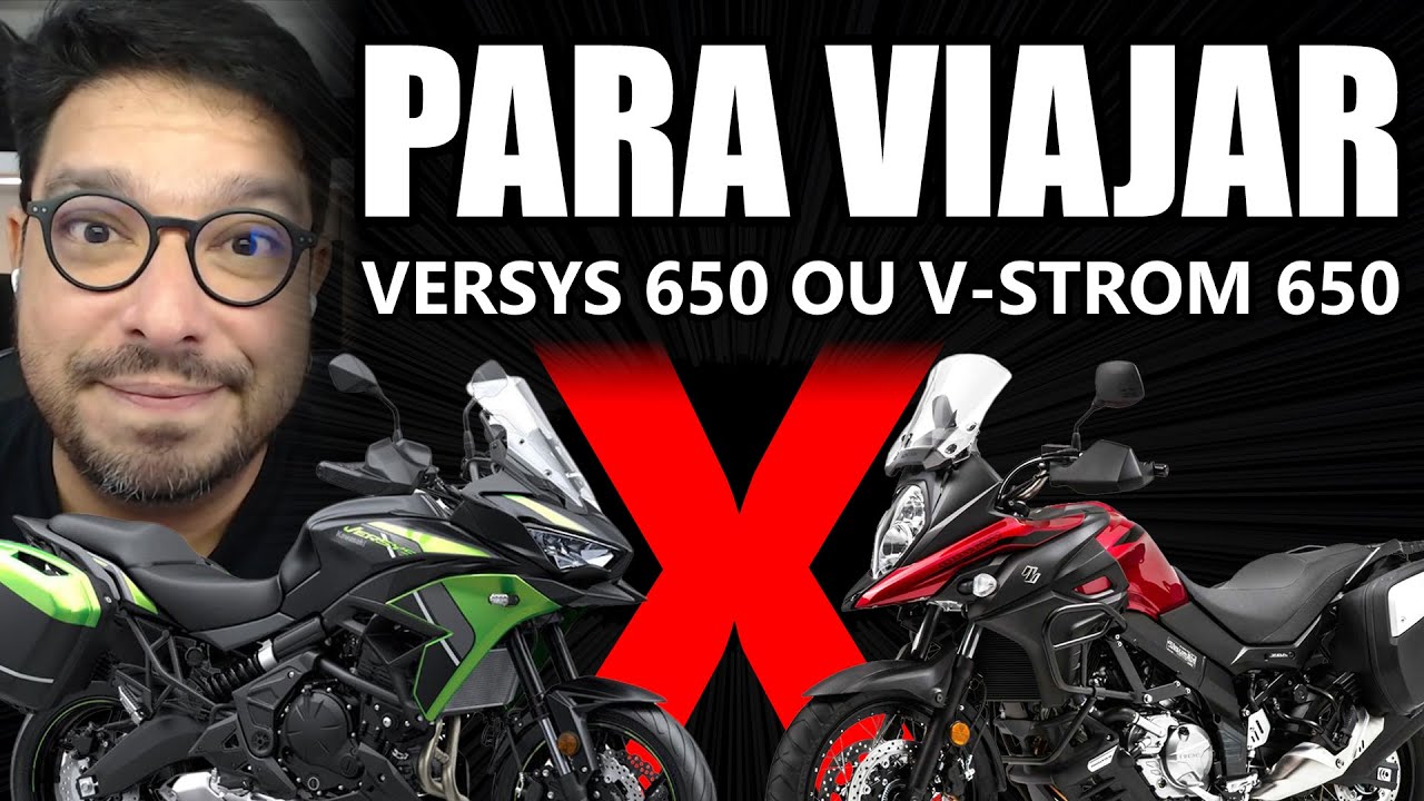Qual escolher para viajar:  Kawasaki Versys 650 ou Suzuki V-Strom 650?