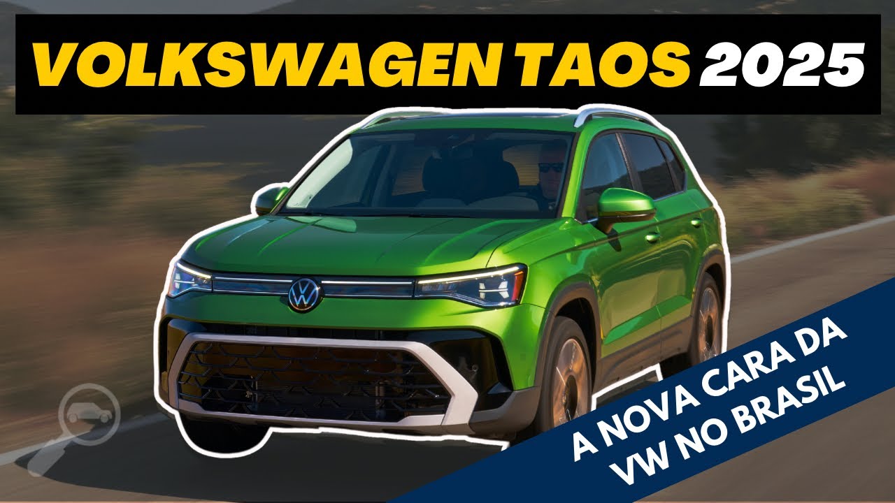 TAOS 2025 – A NOVA CARA DOS VOLKSWAGEN BRASILEIROS
