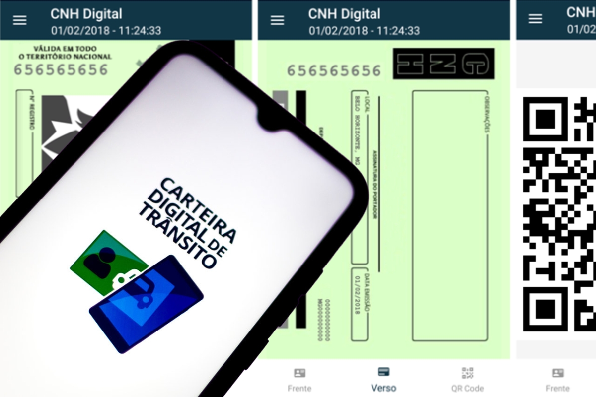 CNH digital, carteira digital de trânsito