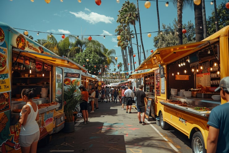 Encontro de Carros Antigos com Food Truck